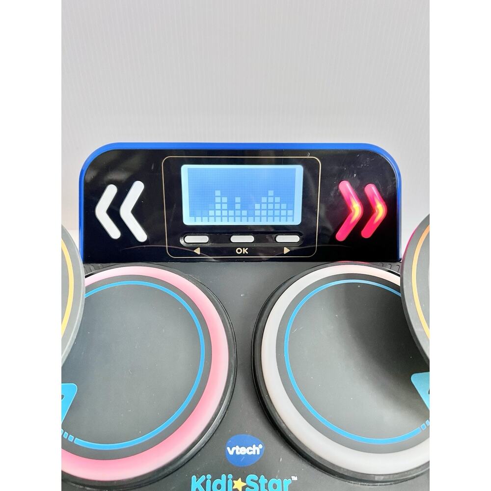 VTech Kidi Star Drum Pad Music Tracks Bluetooth Working No Drumsticks - Picture 4 of 7